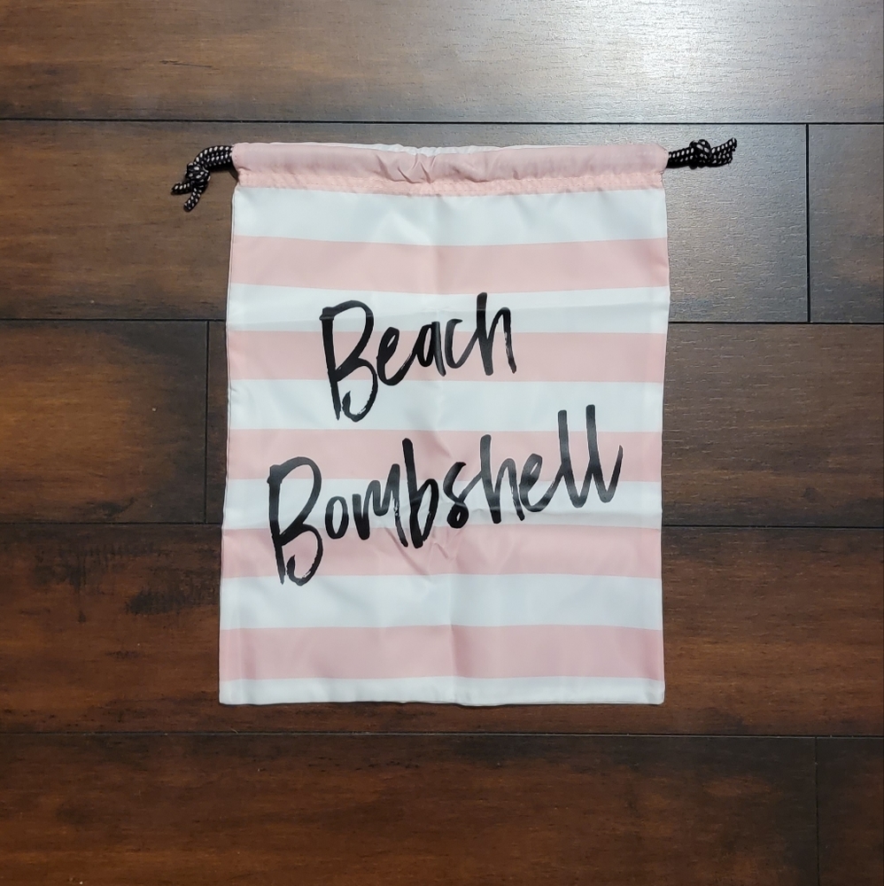 Victoria's Secret Beach Bombshell Drawstring Wet Bag
